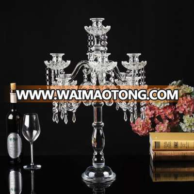 new year table decoration crystal floor glass candleabra for luxury wedding centerpieces