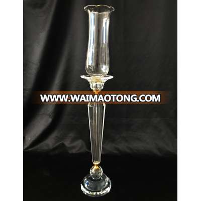 decoration mariage crystal hurricane gold glass candlesticks philippines