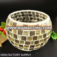 Luxury Gift Decoration Candle Jar Decoration Mosaic Candle Holder