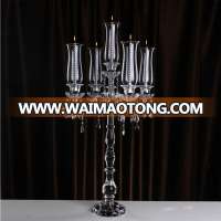 hot sale 5 arms wedding crystal candelabra centerpieces wholesale