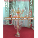 hot sale tall gold wedding crystal candelabrawith big glass cup for weddins and party decoration